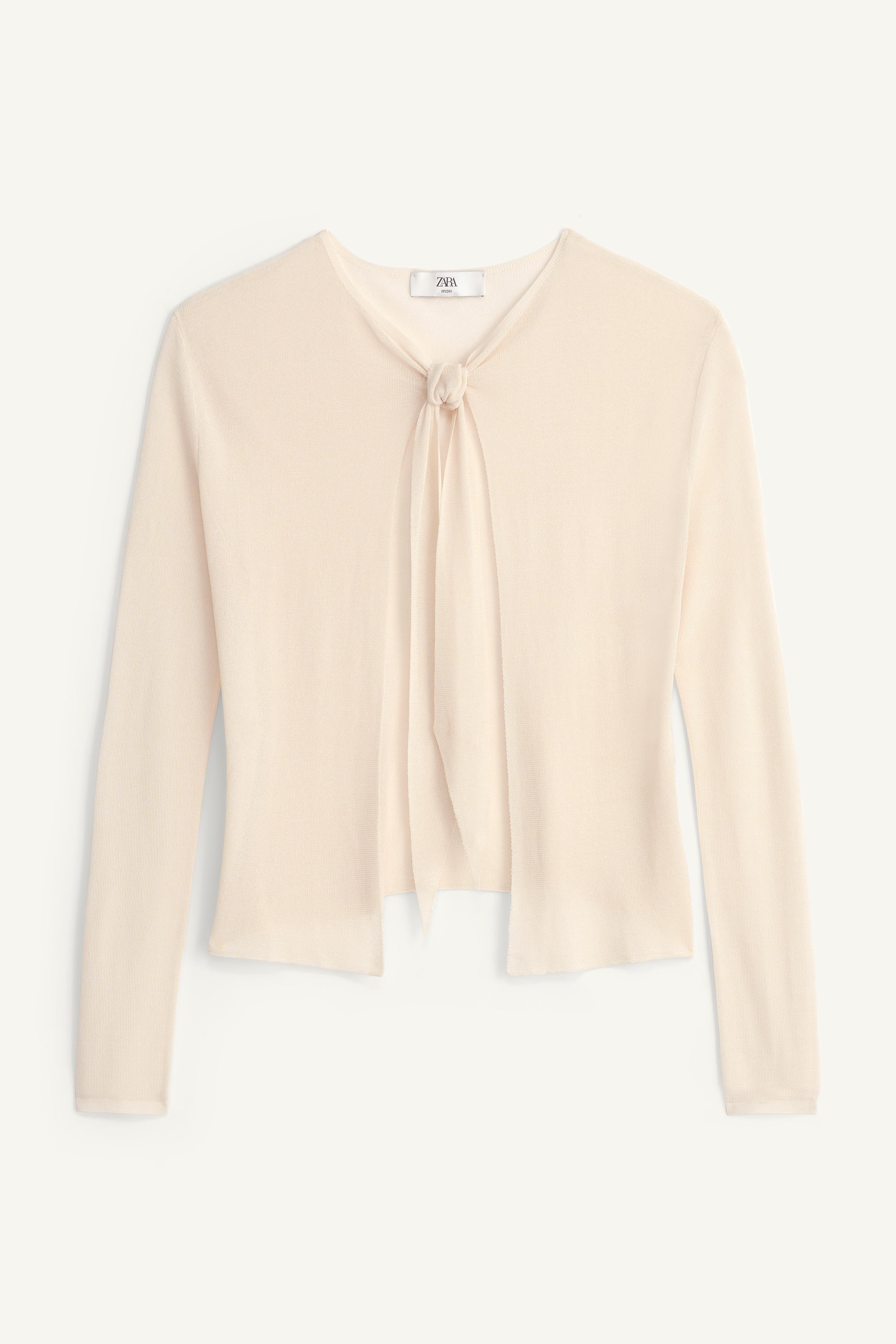 LIMITED EDITION FINE KNIT TIE CARDIGAN